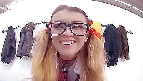 Teasing dildo fucking with a saharaer