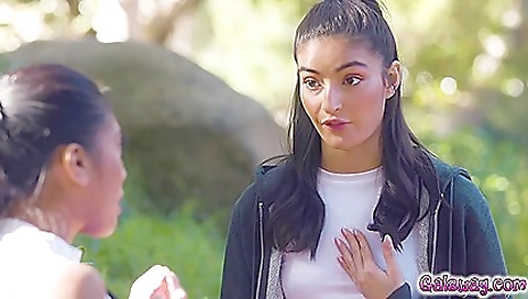 Ember got the chance to taste Gias pussy - Ember Snow Ember got the chance to taste Gias pussy - Ember Snow