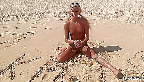 Hot blond milf with a younger girl