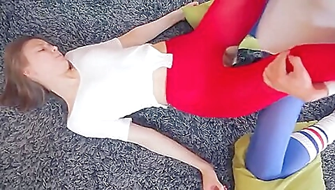 Sexy asian lesbian enjoys a sex